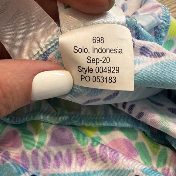 LILLY PULITZER Adella Tube Top OPEN WATER Blue Ibiza‎ Strapless Size Small S - Picture 5 of 6